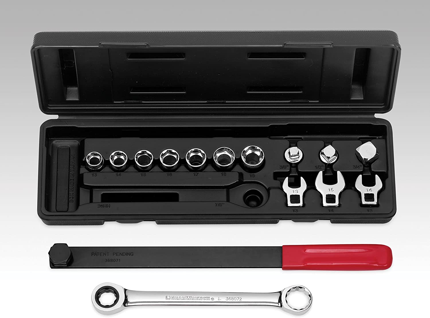 GEARWRENCH Serpentine Belt Tool Wrench Kit Set 15pc